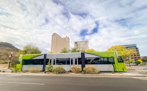 Tempe Streetcar in Downtown Tempe