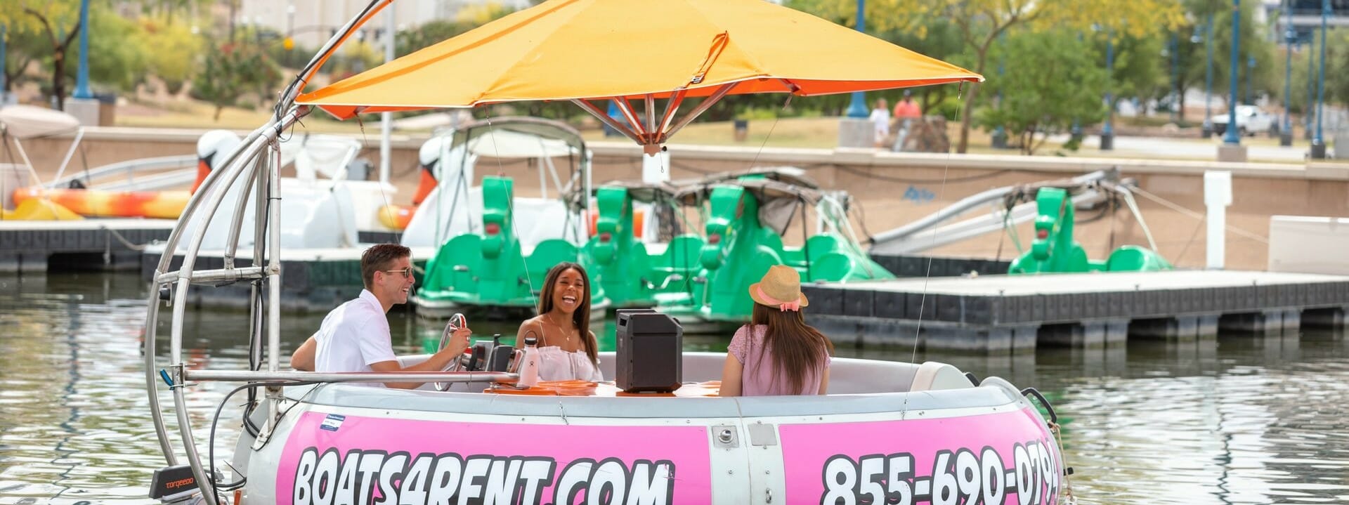 Tempe Town Lake Donut Boat