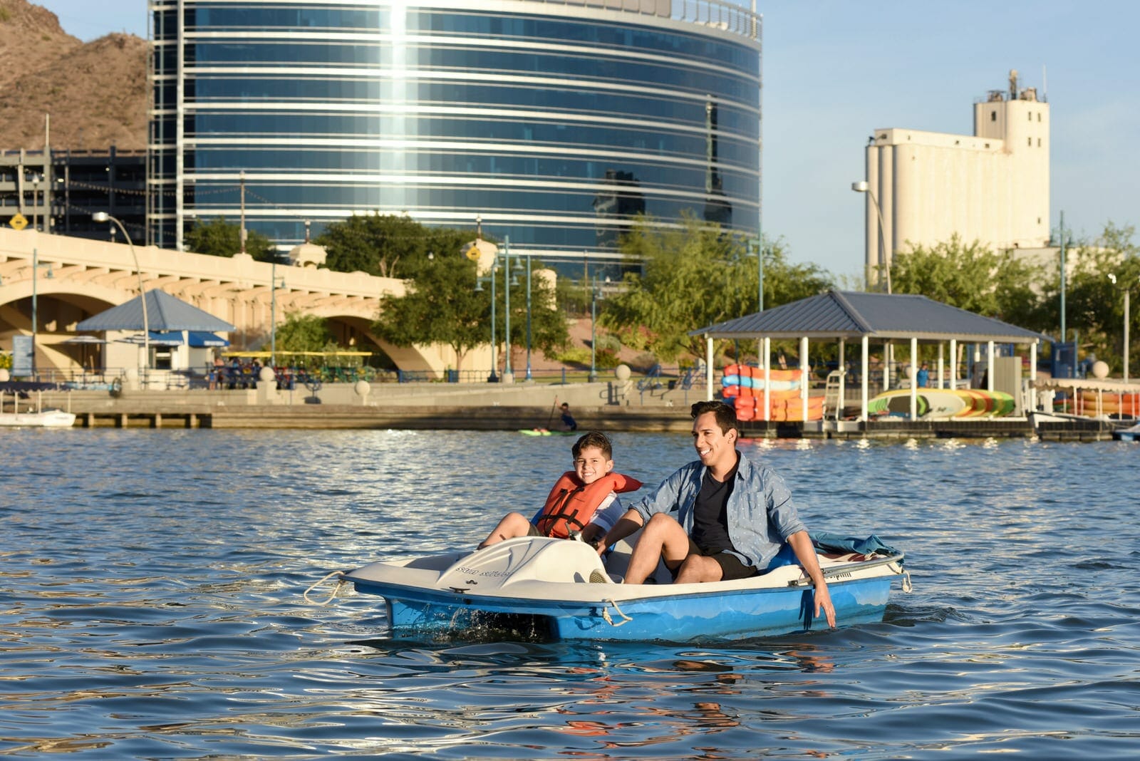 Tempe Town Lake and Beach Park pedal boat