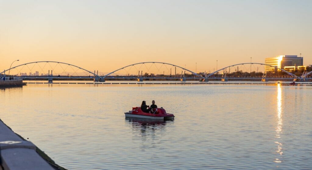 Tempe Town Lake sunset