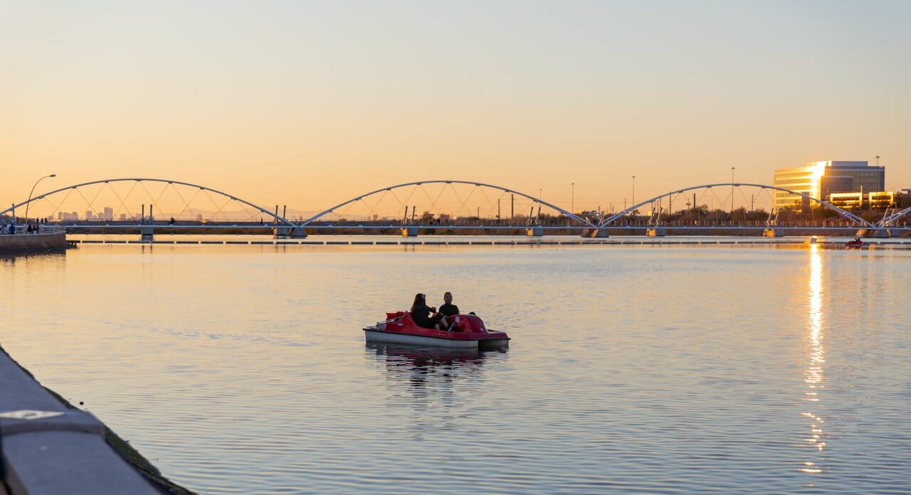 Tempe Town Lake sunset