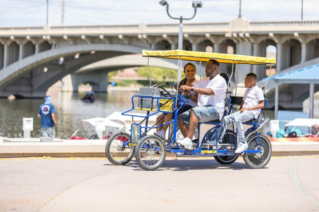 Tempe Town Lake Family Surrey Bike