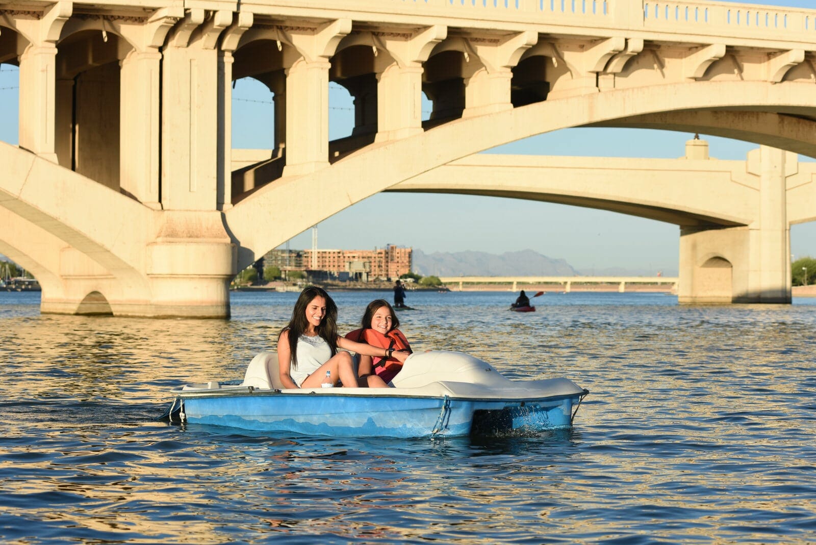 Pedal boat at Tempe Town Lake