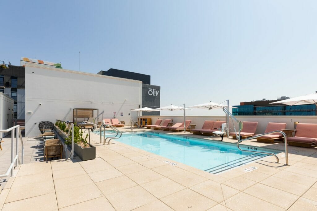 The Westin Tempe rooftop pool