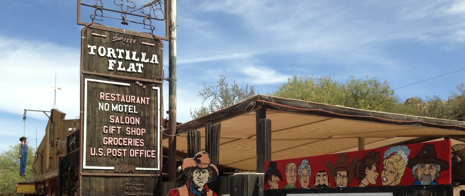 Day trip to Tortilla Flat from Tempe AZ