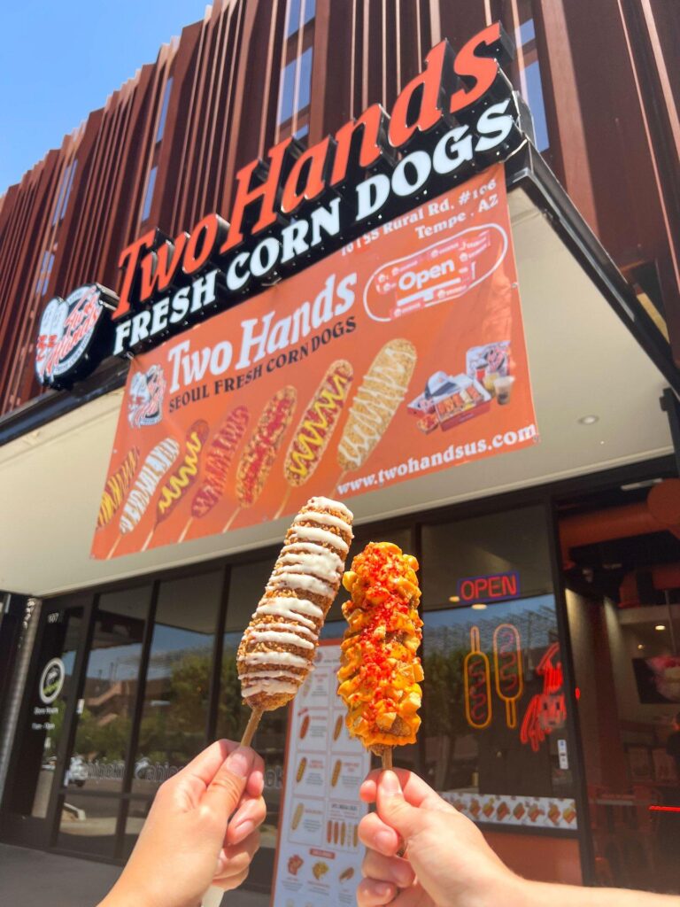Two Hands Fresh Corn Dogs