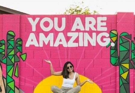 You Are Amazing Mural by @jayarr.art