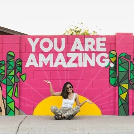 You Are Amazing Mural by @jayarr.art