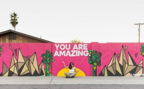 You Are Amazing Mural by @jayarr.art