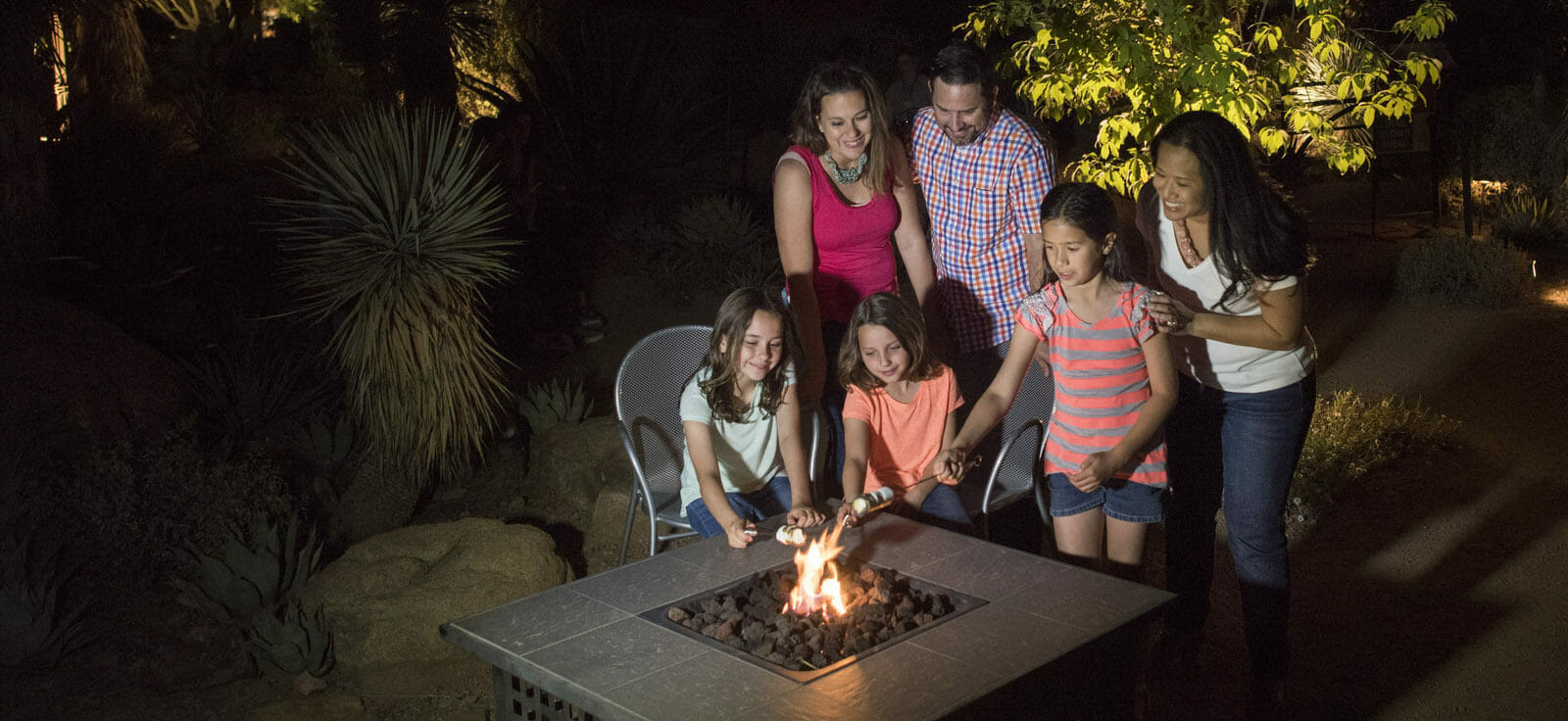 Smores at Desert Botanical Garden Flashlight Tours
